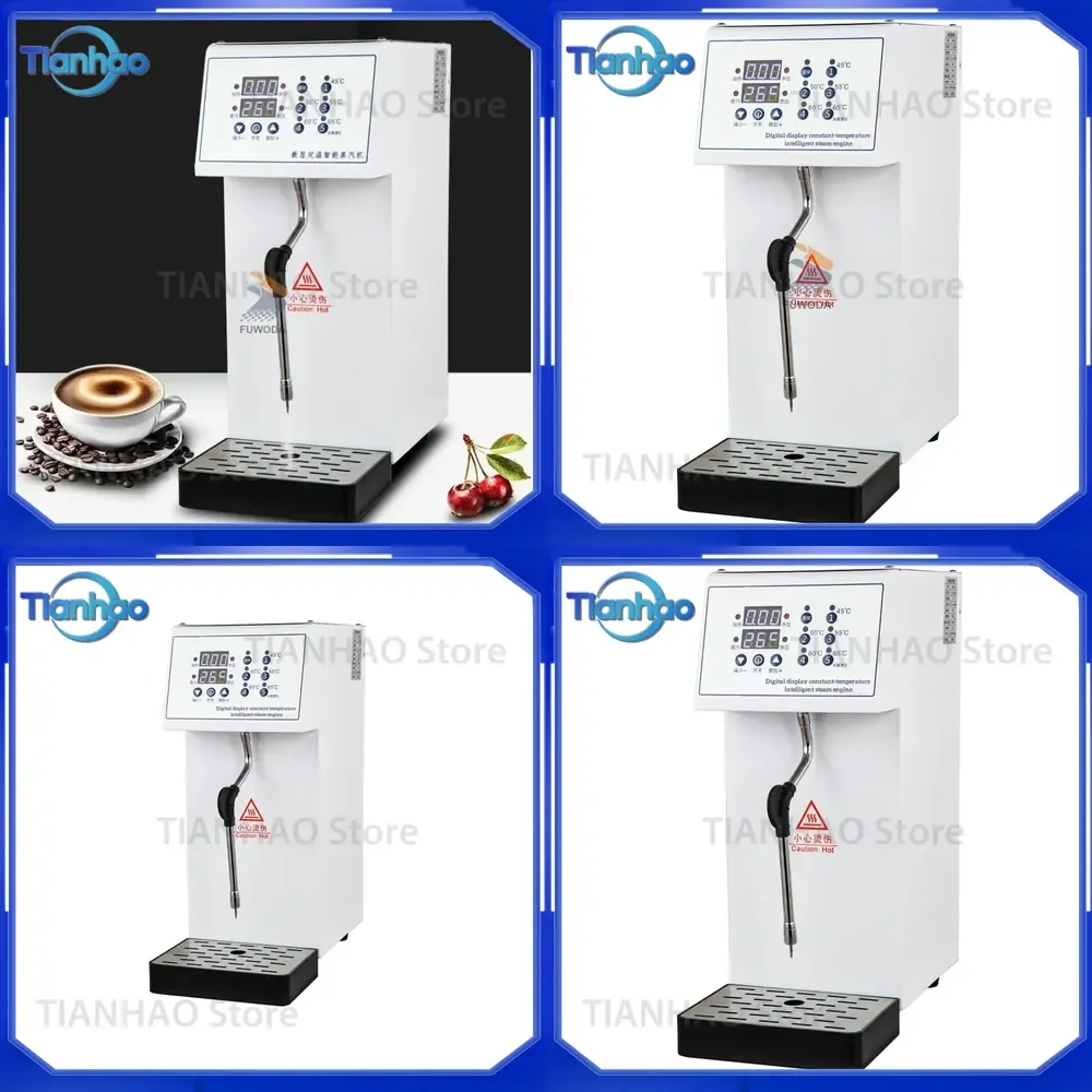 Steam Milk Frother for Home Commercial Professional Use in Tea Shops Beverage Heating and Coffee Foam Making Machine 2500W