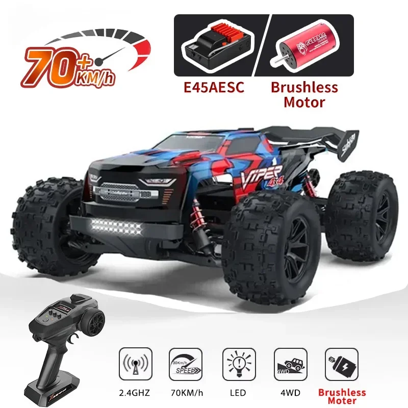 

1:16 70KM/H RC Car 4WD Full-Scale Remote Control Cars Brushless Motor Electric High Speed Drift Monster Truck Car Kids BoyToy