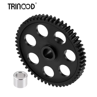 TRINOOD 0.5M 54T Steel Spur Gear for latrax teton 1/18 RC Car Upgrade Parts
