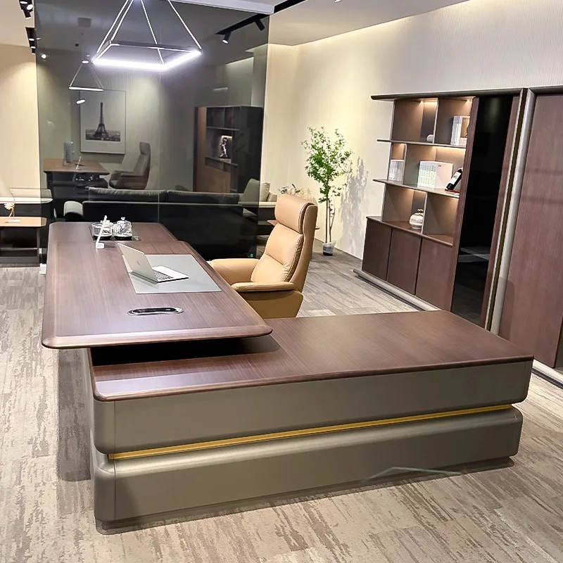 A  Boss desk tea desk integrated dual-purpose desk office