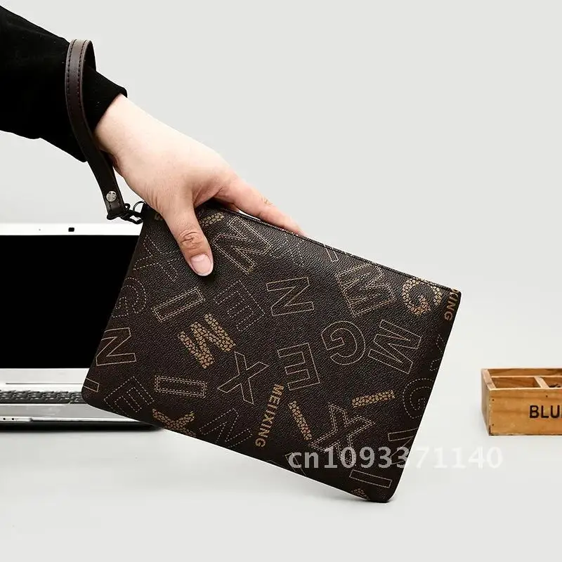 New Special Printing Pattern Clutch Men Day High Quality ipad Bag Bag Man Capacity Handbag Envelope Case Big Travel Soft For