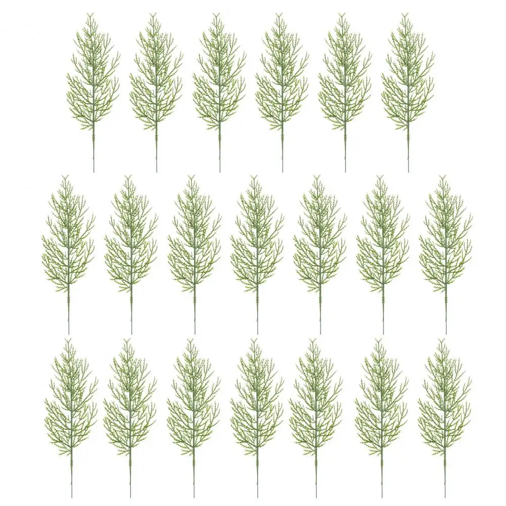 Artificial Pine Branch for Christmas Decorations Realistic Appearance Fake Green Leaf for Authenticity for Diy for Photography