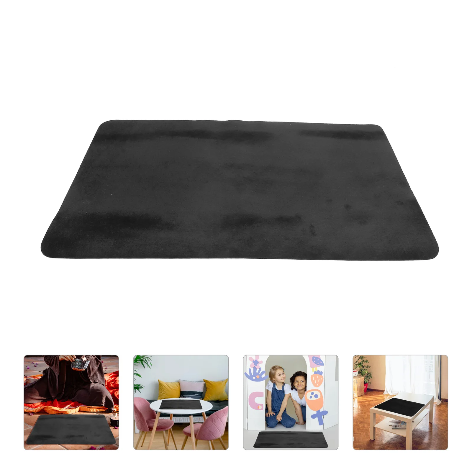 

1pc Mat 41x31cm Velvet Close-up Magician Props Poker Deck Pad Cloth Nonslip Backing Playing Game Party Favor