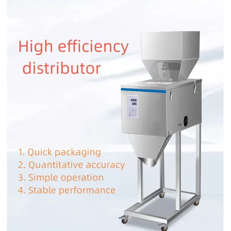

10-1000g Food Automatic Packing Machine Granular Powder Weighing Racking Machine Bag Installed High-Quality Filling Machine