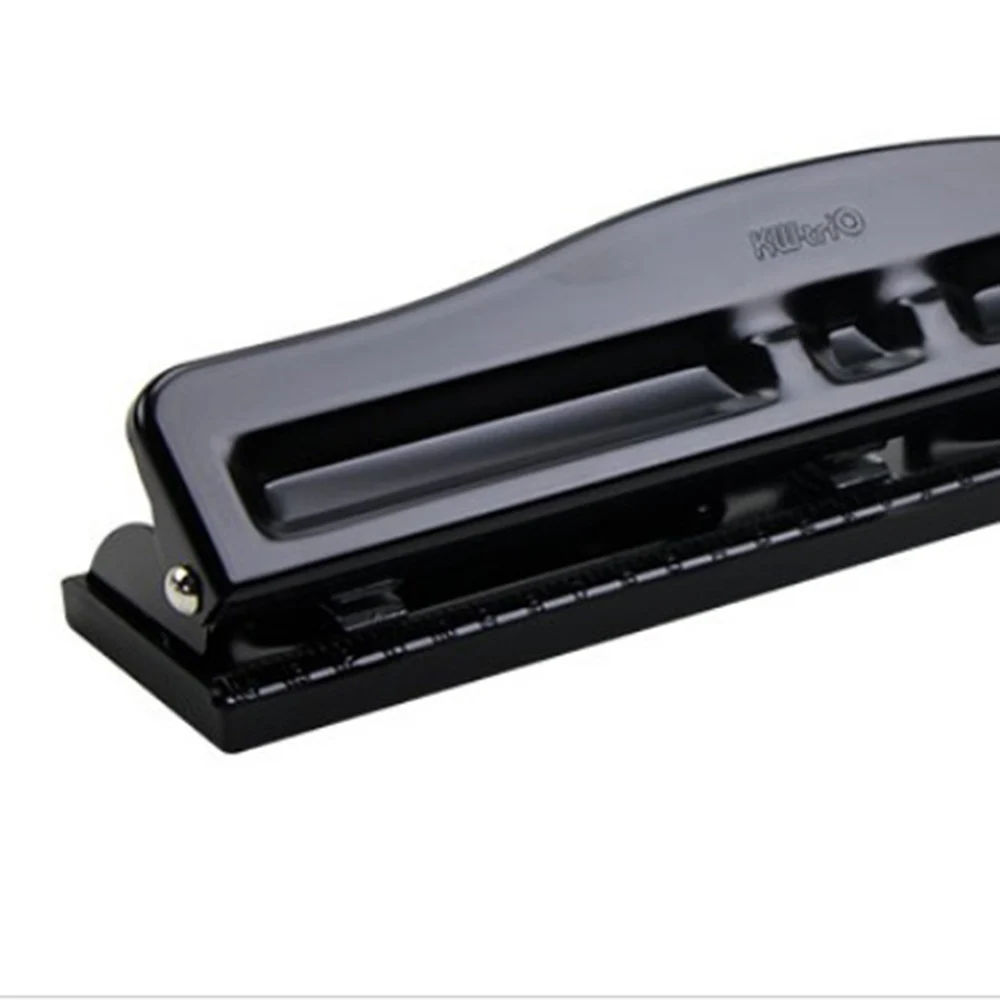1Pc 3 Holes Paper Puncher 999 Heavy Duty Punch, Adjustable M Desktop Hole Punch, 10 Sheets Capacities