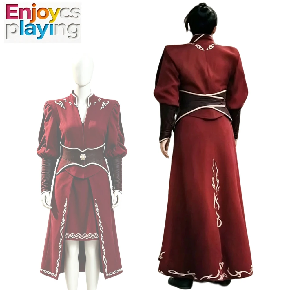 Disfraz de Cosplay de Azula, Fantástico Traje de Avatar: La Leyenda de Aang, Disfraz de Personaje de Dibujos Animados, Ropa para Juego de Rol, Disfraz para Halloween y Carnaval