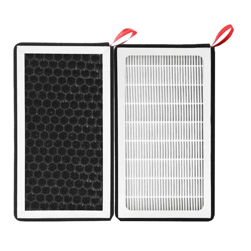 

2Pcs Air Conditioning Filter HEPA PM2.5 Filter Replacement Filter for Tesla Model 3 X