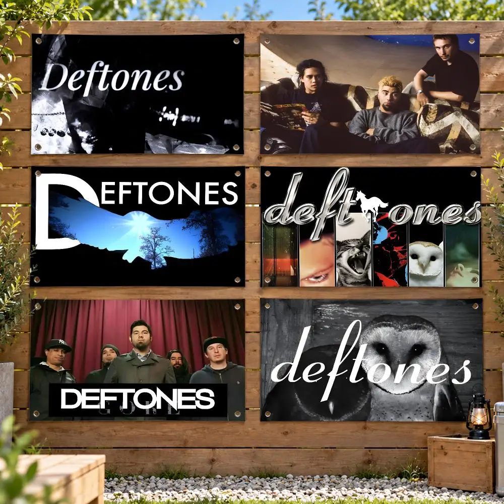 Band Deftones Flags Soft Skin-friendly Durable Tapestry Outdoor Party Home Living Room Bedroom Decoration