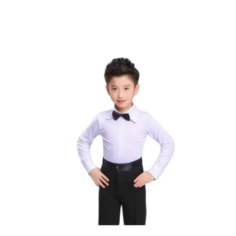 1 pz/lotto camicia da ballo latino body bambini ragazzi sala da ballo moderna danza latina body