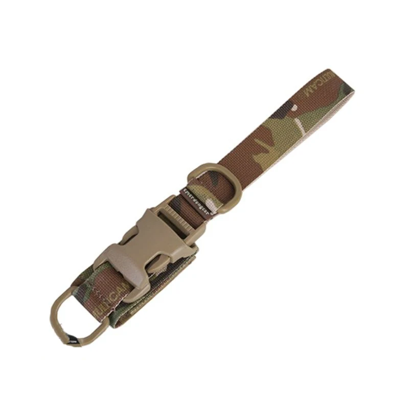 Emersongear Tactical Keychain Outdoor Hunting Hiking EDC Survival Tool Key Ring Plastic D-ring Buckle Regulation Webbing EM8897