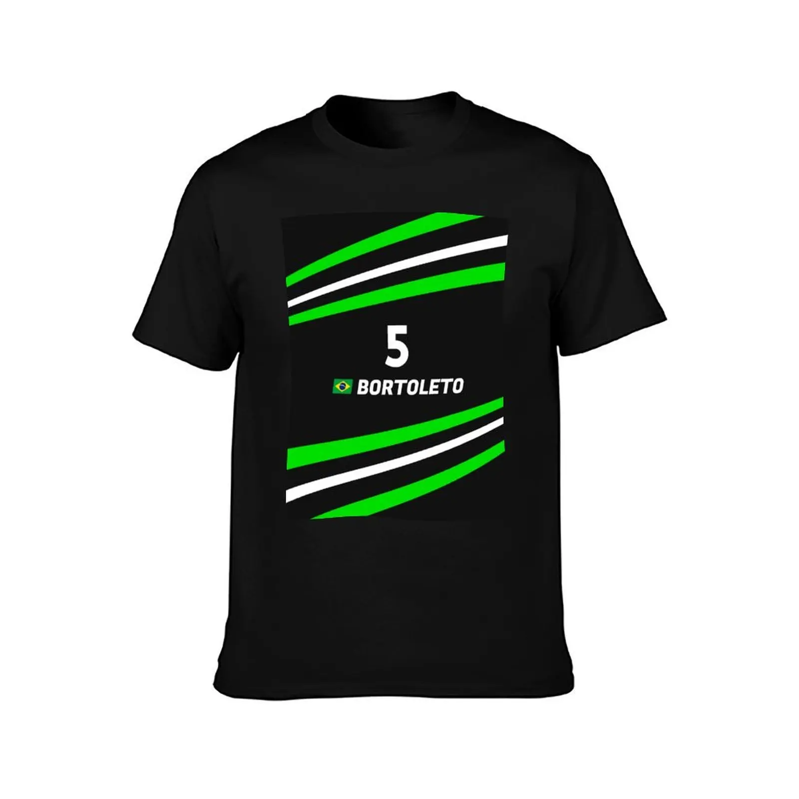 F1 2025 - # 5 Bortoleto تي شيرت تي شيرت للرجل جرافيك خمر تي شيرت للرجل القطن تي شيرت رجل القطن تي شيرت