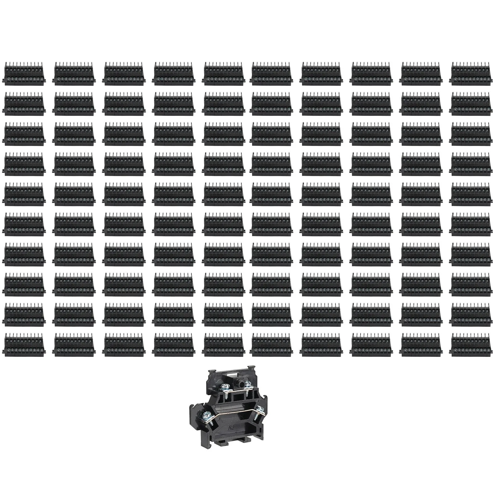 

TBD-10 Screw Terminal TBD‑10 Rail Combined Double Layer Terminal Block Copper 10A/600V Terminal Block