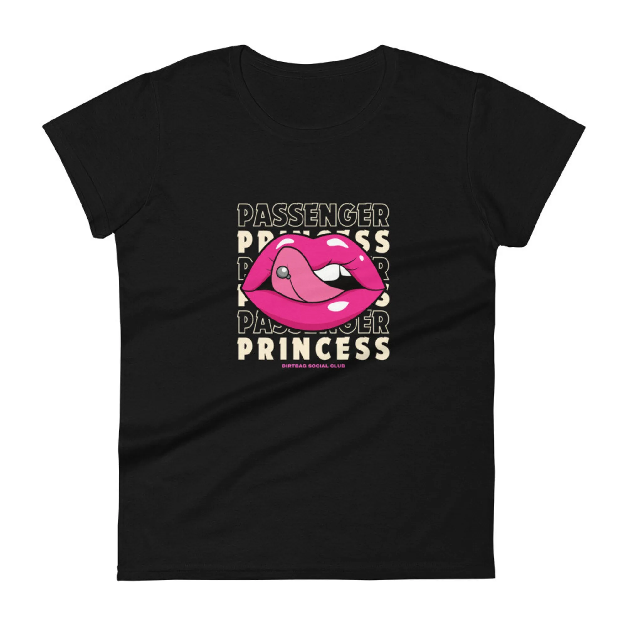 Passenger Princess Women'S T Shirt Unique Car Enthusiast Apparel Inspired By The Dirtbag Social Club