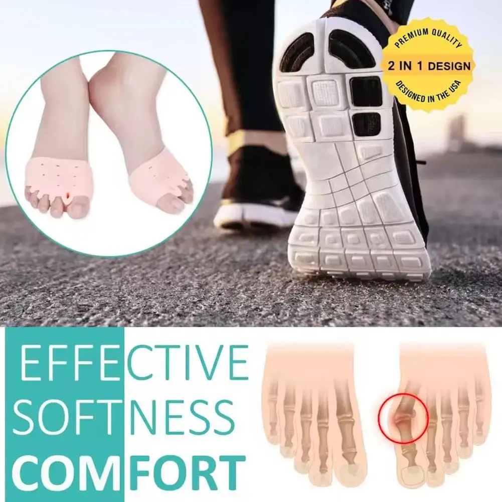 Forefoot Metatarsal Pads,Breathable Metatarsal Foot Support Pad Toe Cushions For Pain Relief,Toe Separators Ball Of Foot Cushion