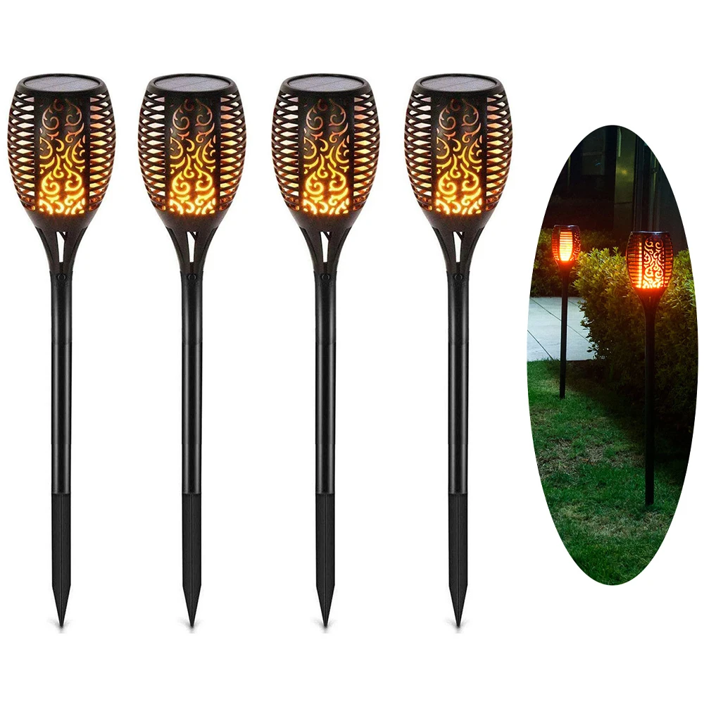 

4pcs Garden Lawn Light Solar Led Lamp Garden Lighting Waterproof Floor Lamps Solar Panel Spotlight for Landscaping Country House