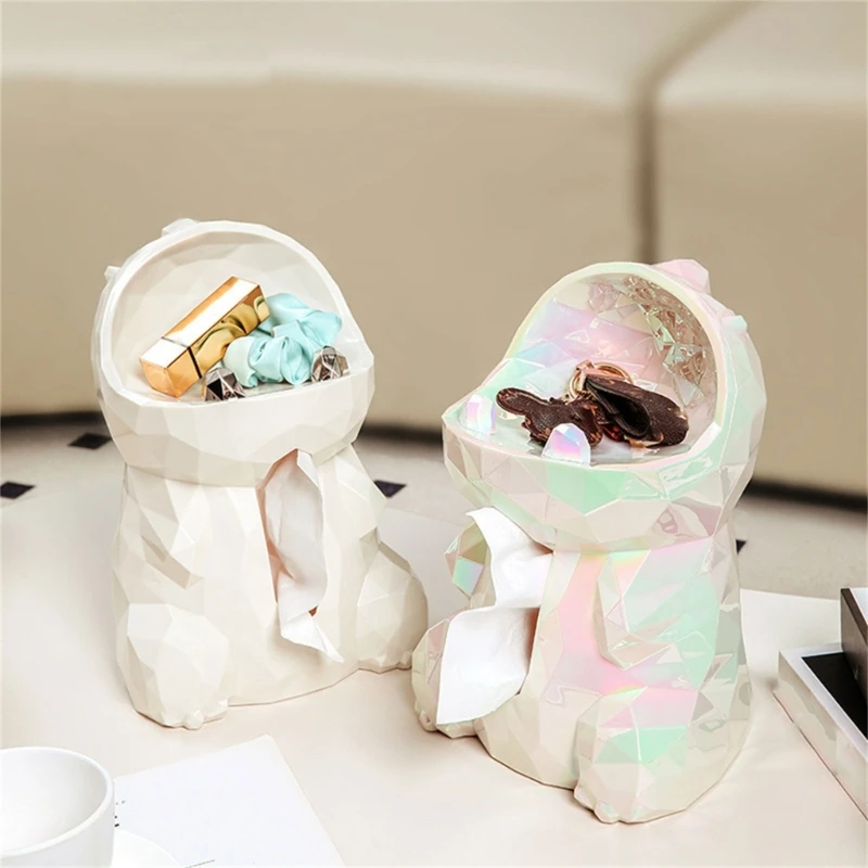 Novelty Dinosaur Designs Tissue Dispenser Artistic Dinosaur Model Tissue Organizers Distinctive Paper Storage Container