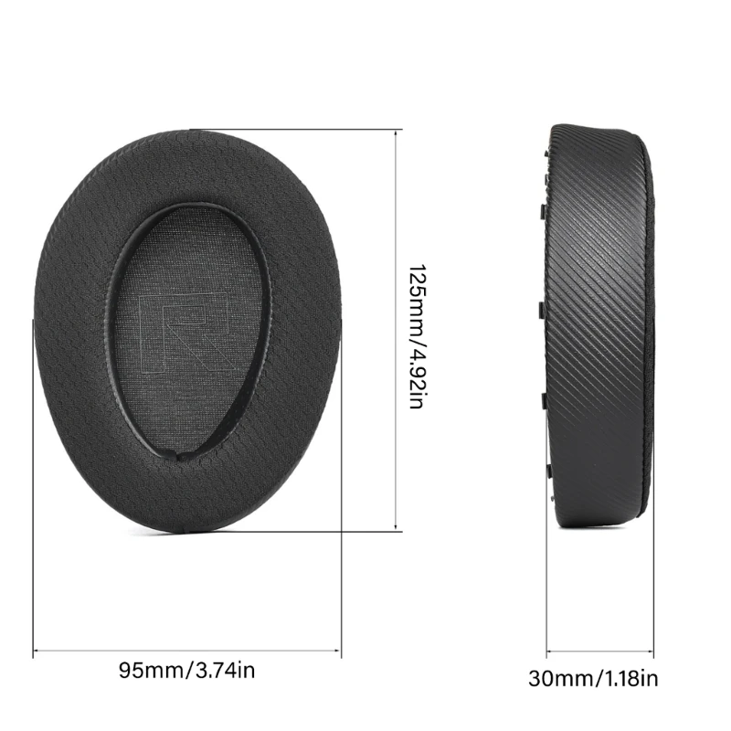 Weiche Ersatz-Ohrpolster für ROG Kithara/Audiophile Open-Back-Kopfhörer, 1 Paar Schaumstoff-Ohrpolster E74A – Detail 6
