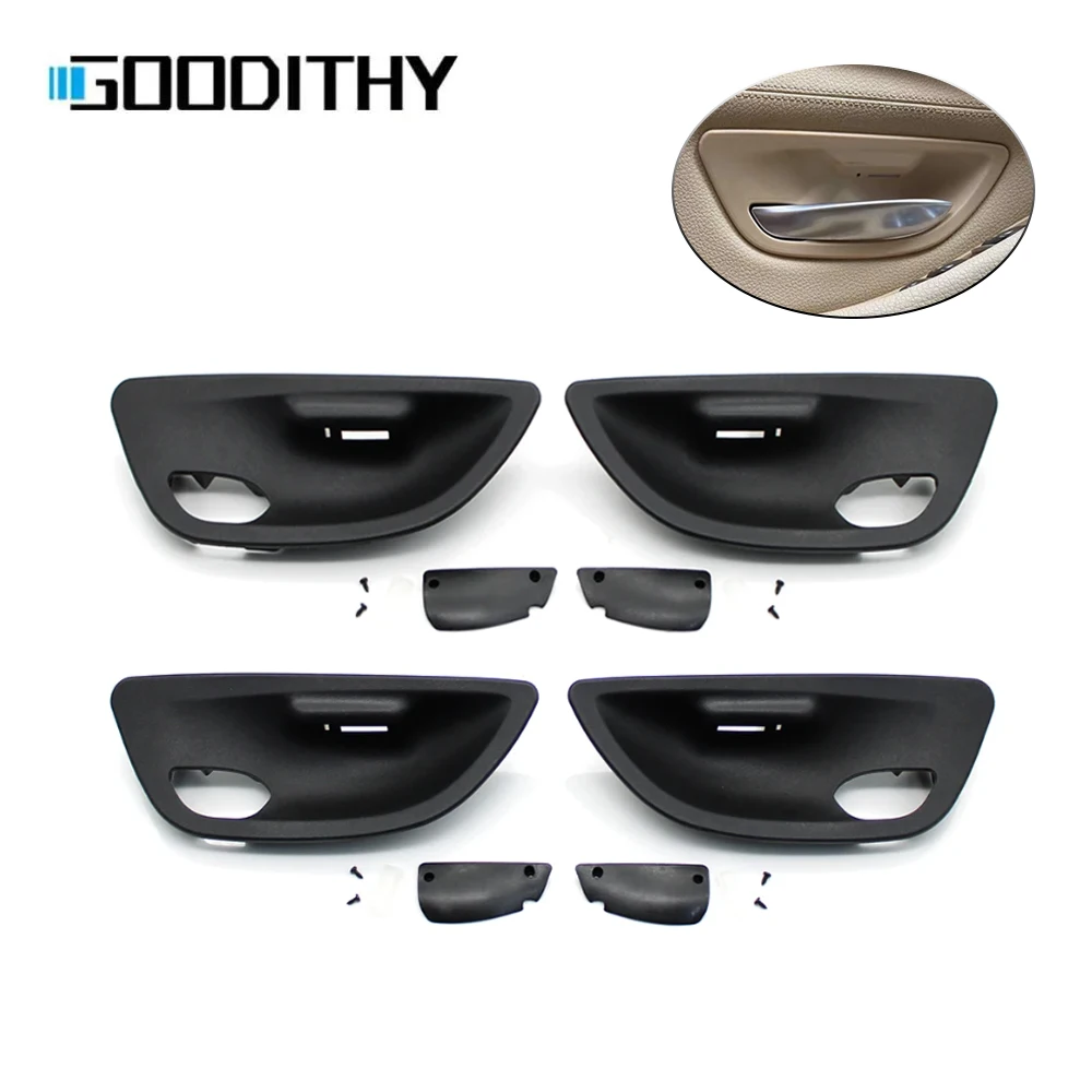 

Interior Left Right Door With Atmosphere Light Opening Handle Bowl Cover Panel Trim For BMW 5 Series F10 F11 2010-2015 520i 523i