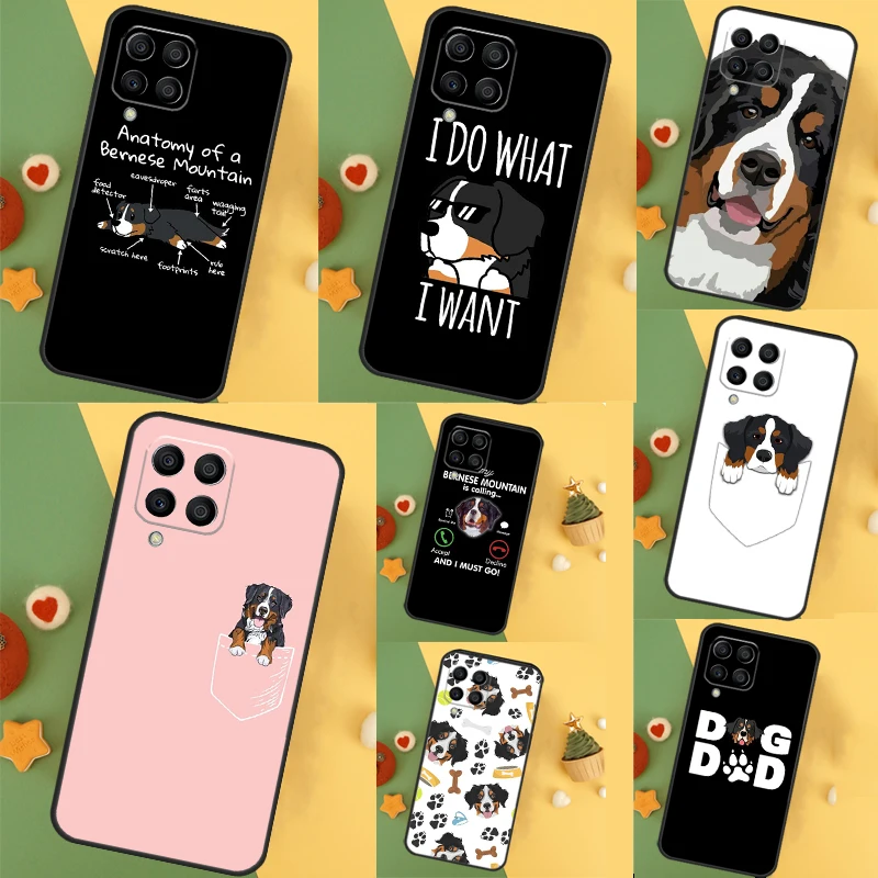  Bernese Mountain Dog For Samsung Galaxy M33 M53 M23 M13 M11 M51 M14 M34 M54 M20 M30s M12 M32 M52 M15 M55 Case