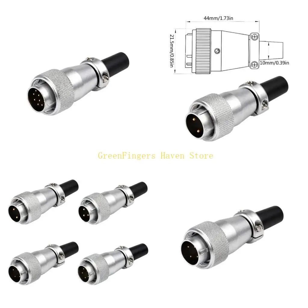 

F68D Industrial Set Waterproof Plug Corrosion Resistance Aviation Connector Waterproof Plug Simple Installation for