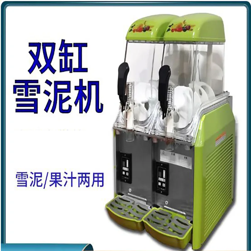 

ndustrial Electric Commercial Snow Melting Machine Stainless Steel Slush Maker Large-Capacity Cold Drink Machine Quiet-Operation