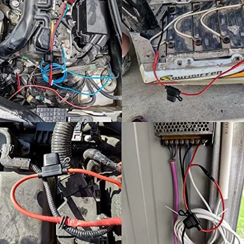 12 AWG Inline-Sicherungshalter – geeignet für 30A Automotive-Sicherungshalter, Nr. 30A. 12 Sicherungshalter (6 Packungen) – Detail 6