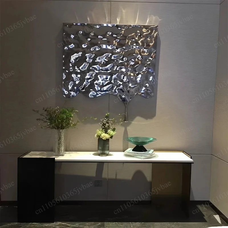 Concave-convex Corrugated Metal Relief Trim, Which Can Be Spliced with Water Wave Shape Film and Television Background Wall