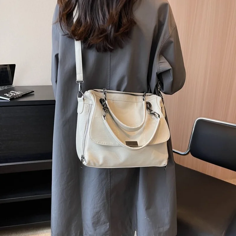 

Элегантная женская большая сумка из кожи премиум-класса, просторный дизайн от известного дизайнера с классическим силуэтом