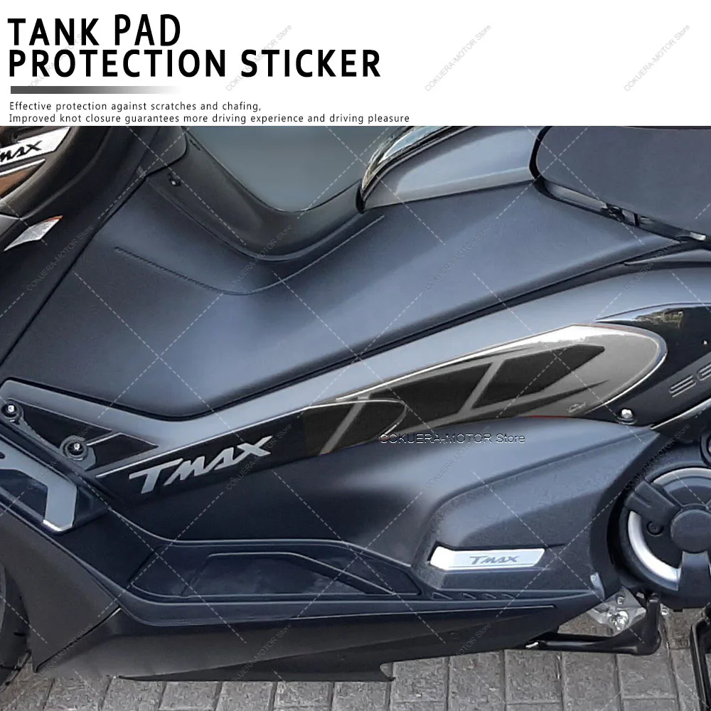 Boomerang Side Resin Stickers For Yamaha TMAX 560 2020-21 Motorcycle Accessories 3D Epoxy Resin Protection Sticker Kit