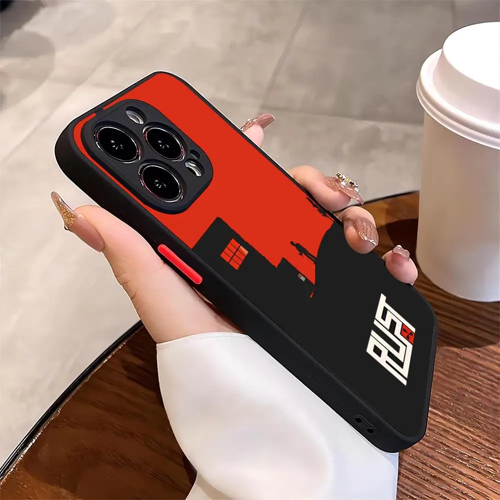 RUST Game Phone Case Black for iPhone 13ProMax 16 15 12 11 14 Pro Max Mini Plus Max X XR Matte Cover