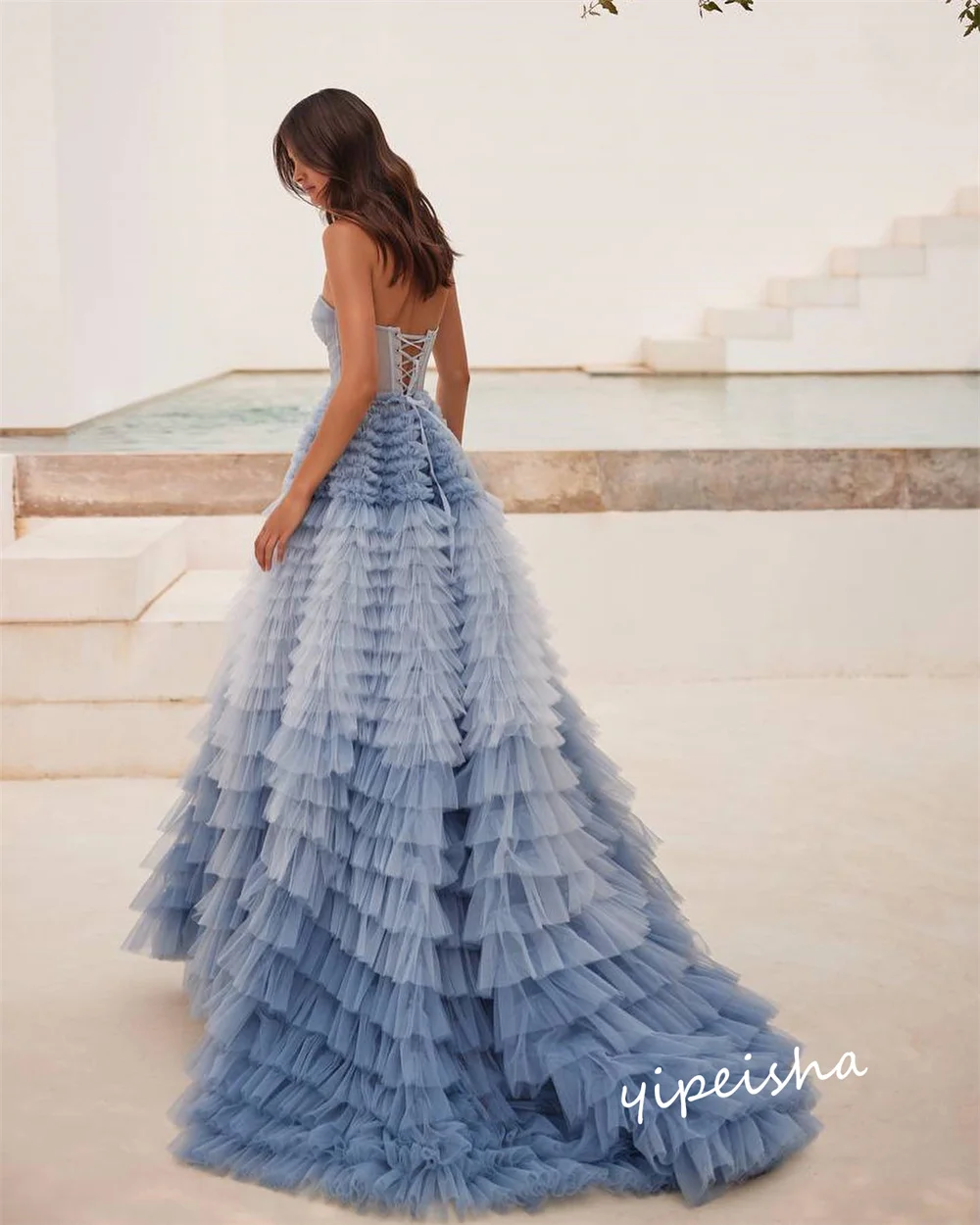 Customized Retro Sweetheart Ball Gown Sweep/Brush Quinceanera Dresses Layered Net/Tulle Formal Occasion  robe de bal vestidos pa