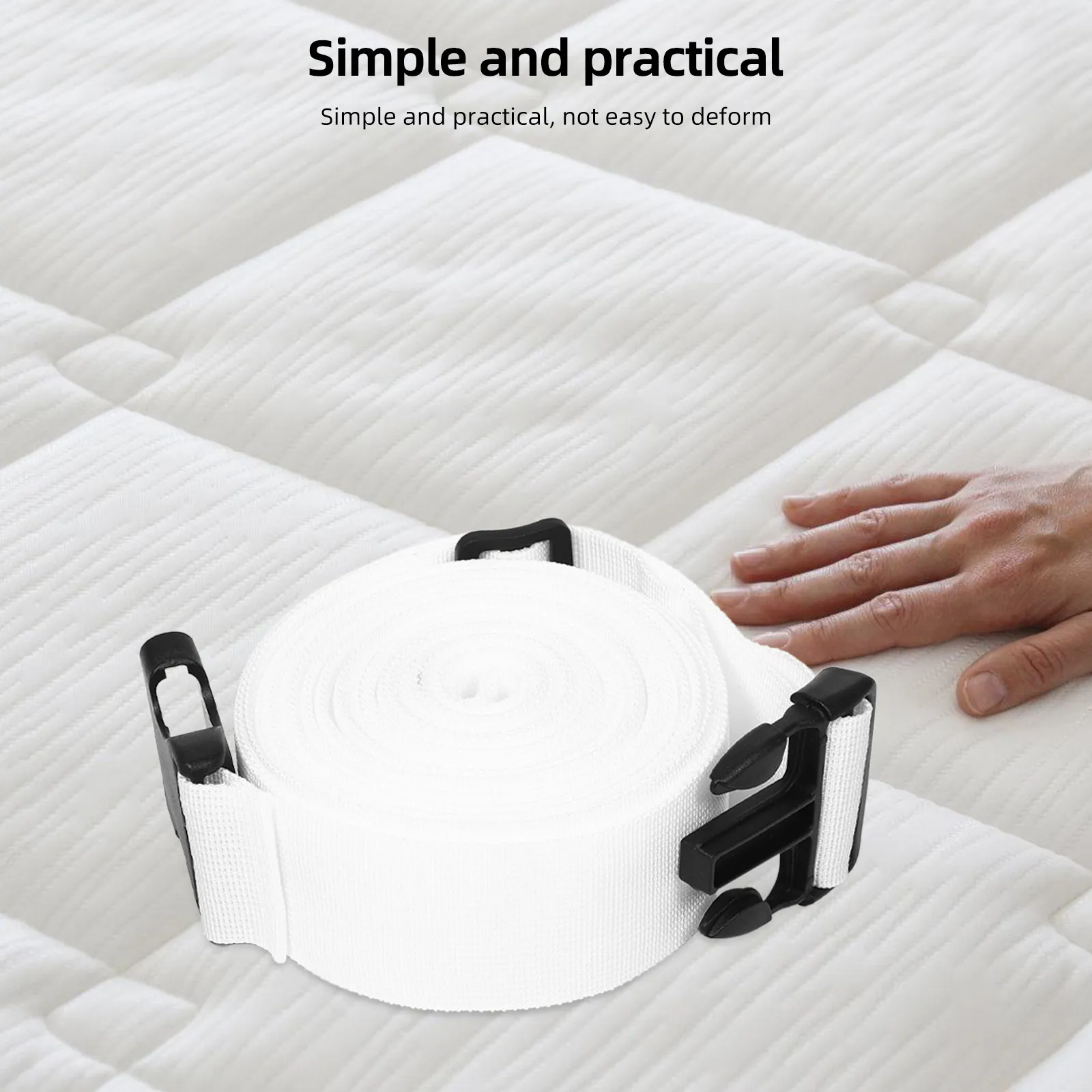 Mattress Connecting Strap Buckle Heavy Duty Bed Converter Strap Home Hotel Camping Polyester Fiber Bed Connector Belt - view 6