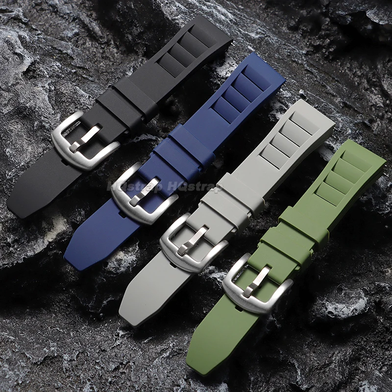 20mm 22mm Silicone Watch Band for Huawei Watch GT5/4/3 for Seiko Strap Soft Rubber Waterproof Bracelet Quick Release Wristband