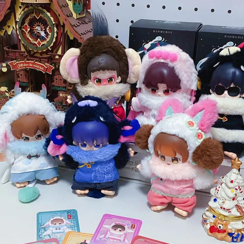 

Новая серия Tombraider'Snotes Mountain And Sea Divine Beasts, слепая коробка Wuxie Zhang Qi Ling, милые виниловые плюшевые куклы, загадочная коробка