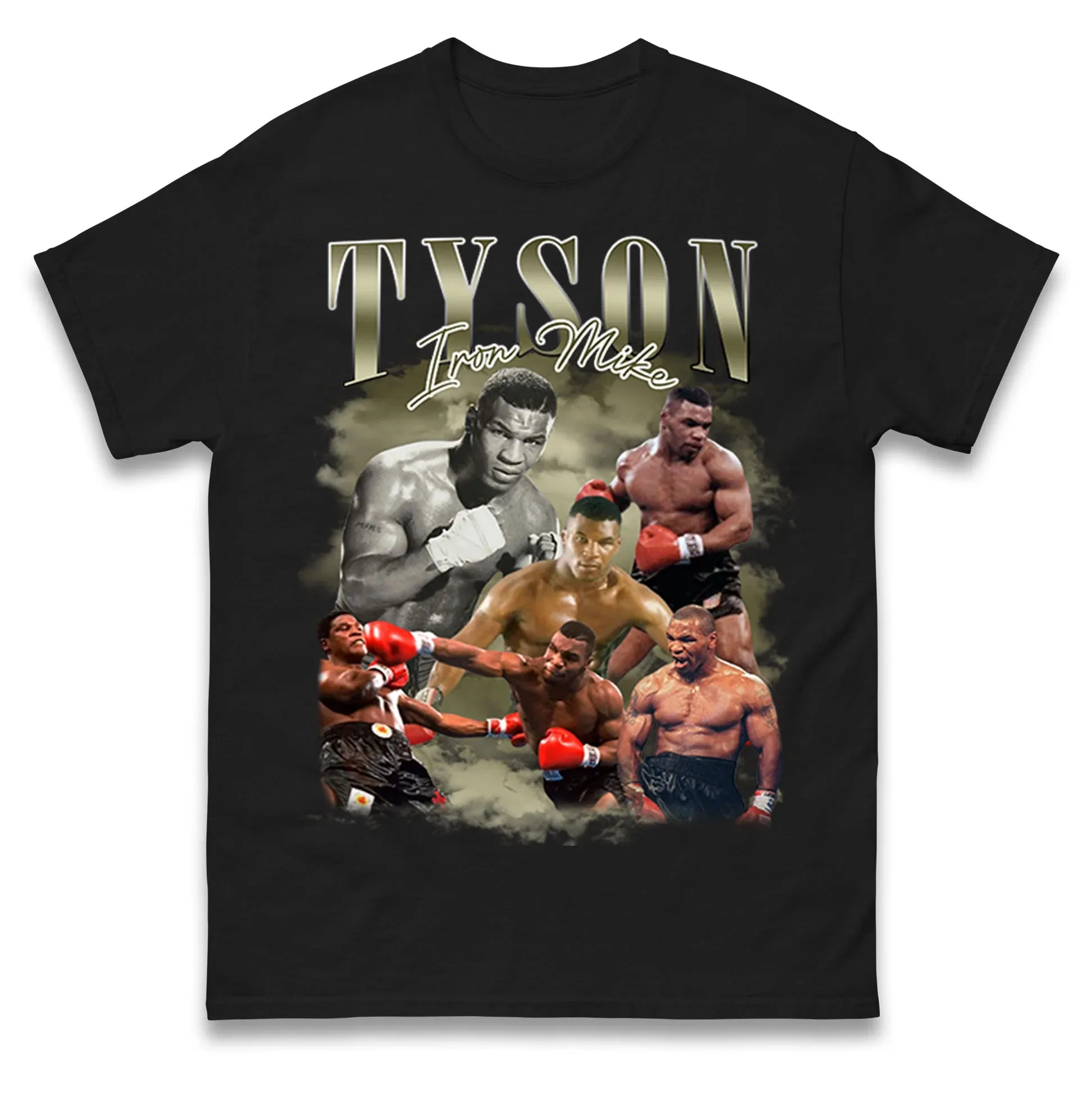 

Mike Tyson Boxing T-Shirt Men Women Fashion Short Sleeve Cotton Tees Retro Hip Hop Y2k T-shirt Summer Sports Tops Men's Clothing