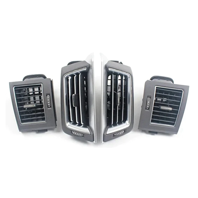 Car Dashboard A/C Air Outlet Vent Trim Central Console Grille For Toyota Land Cruiser LC200 2016-2022