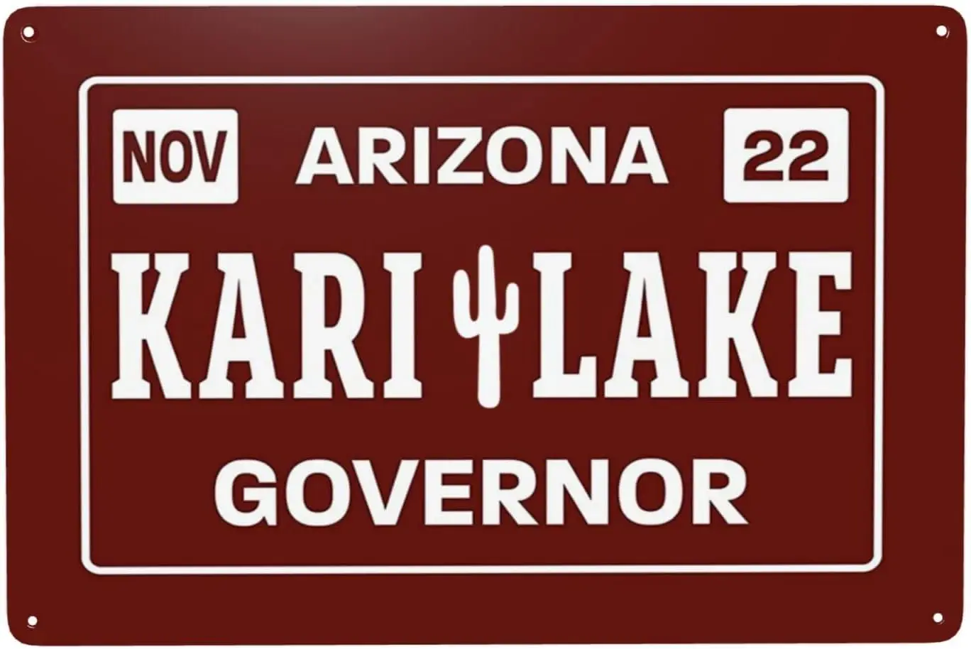 Kari Lake Governor Governor Election 2022 Vote For Kari Lake Metal Tin Signs For Home Decor Bar Cafe Wall Decor 8x12inch