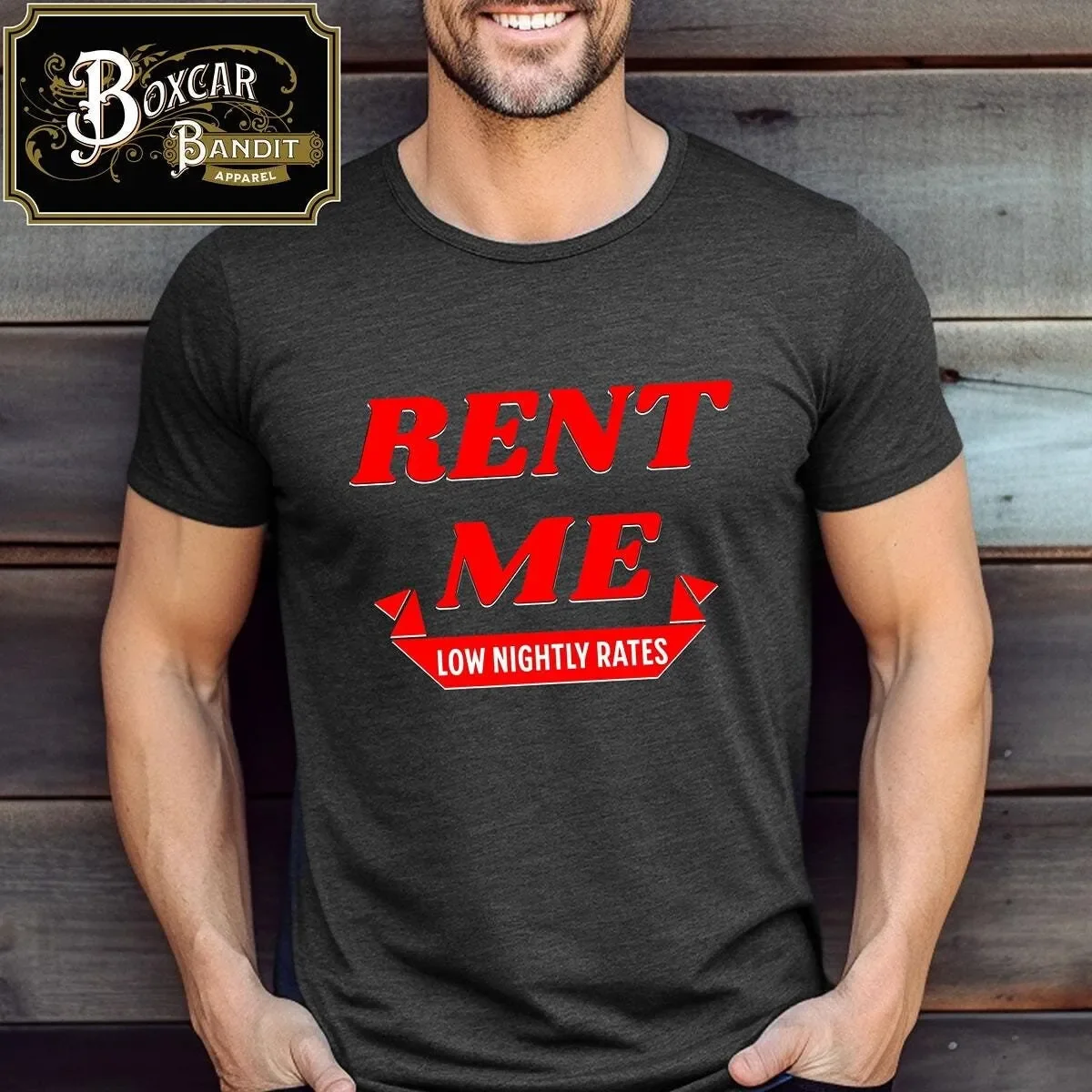 Rent Me Low Nightly Rates Funny T Shirt Bar night classic tee