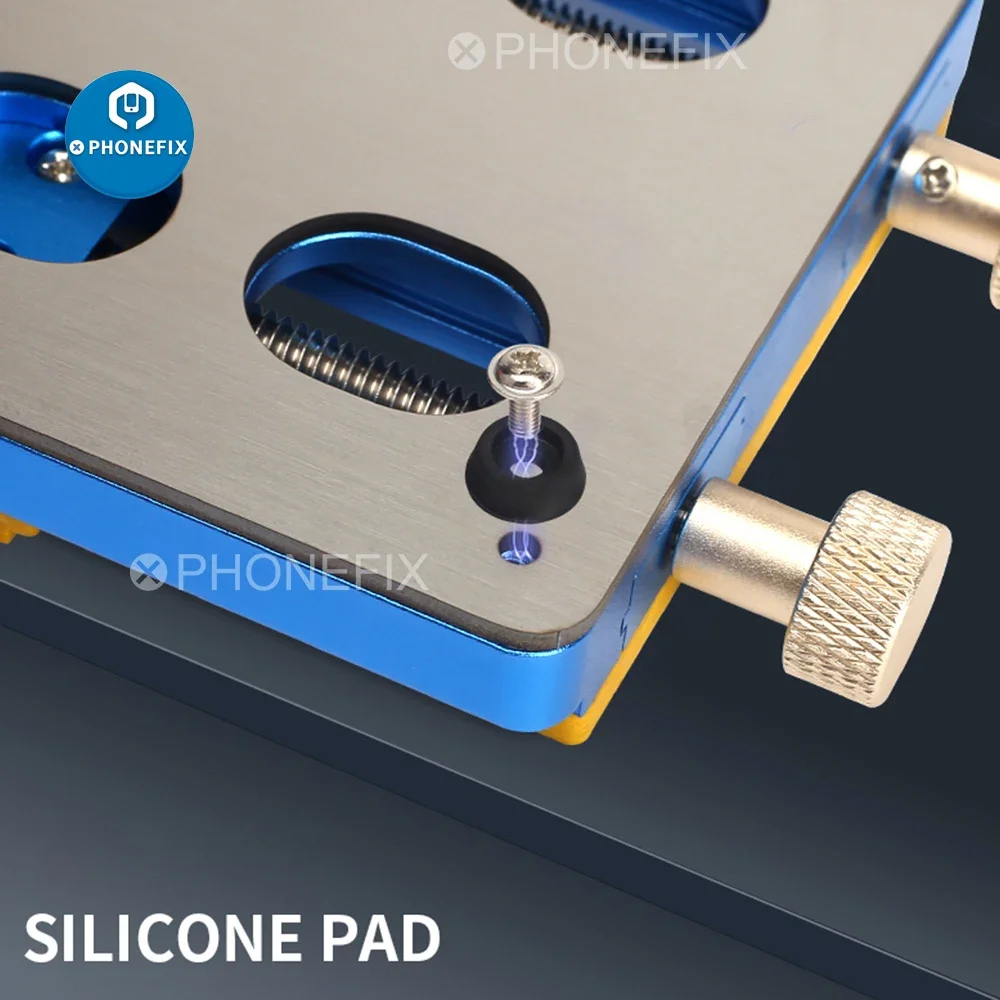 Mecânico mr6 pro suporte universal para pcb, suporte de placa mãe de alta temperatura com dois rolamentos, dispositivo de dessoldagem com chip ic para reparo de iphone