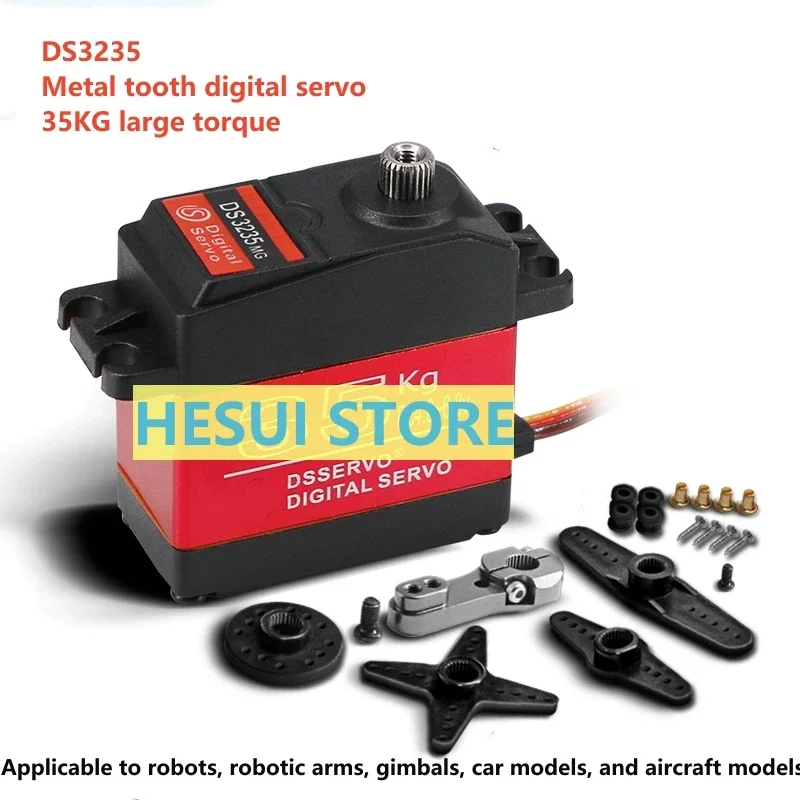 DS3235 35KG large torque waterproof metal digital steering gear gimbal robot arm car model