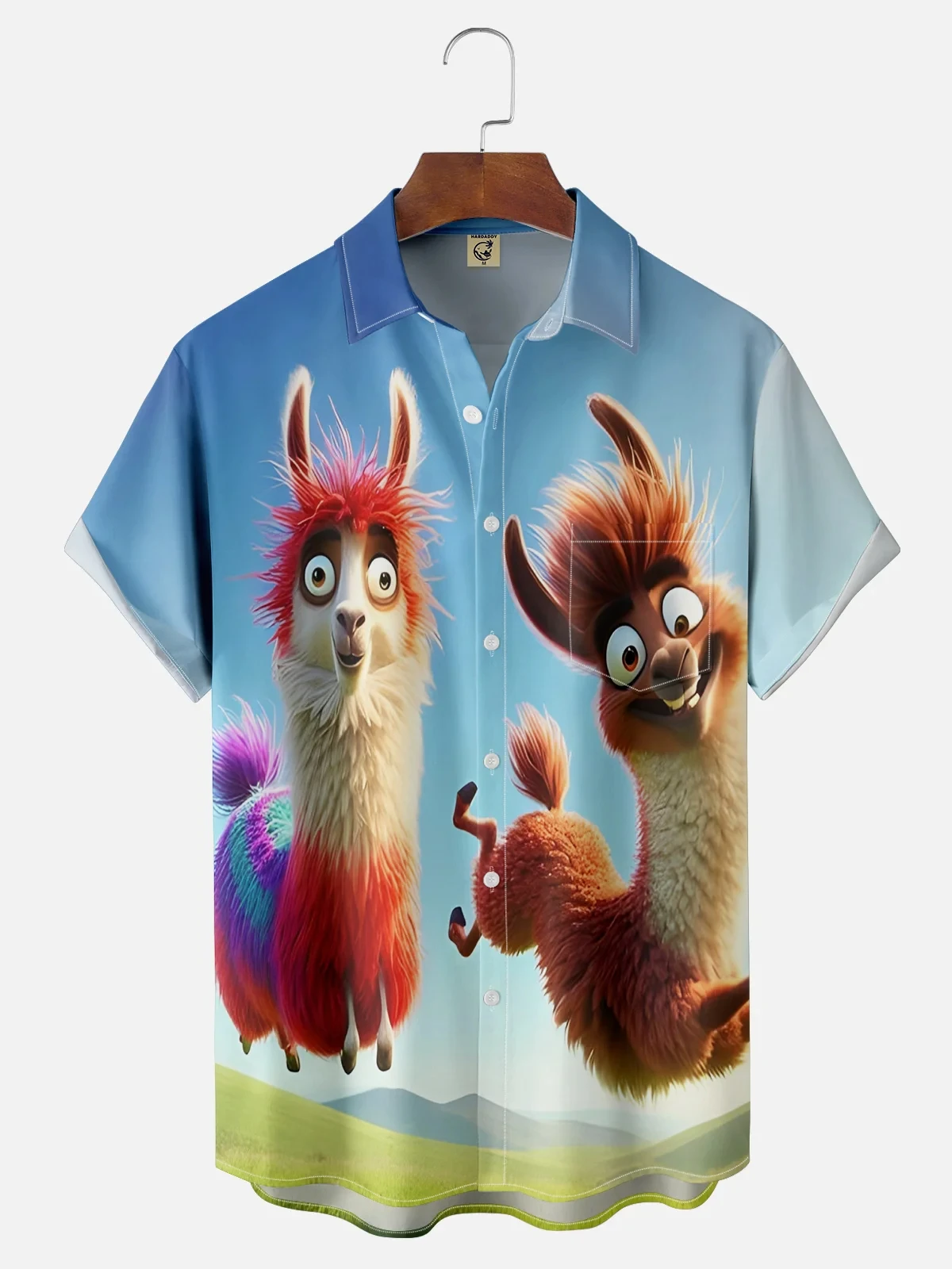 Cartoon Tier Grafik Männer lustiges Hemd 3D-Druck schnell trocknen Kurzarm Tops lässig Herren kleidung Sommer Street Fashion Shirt