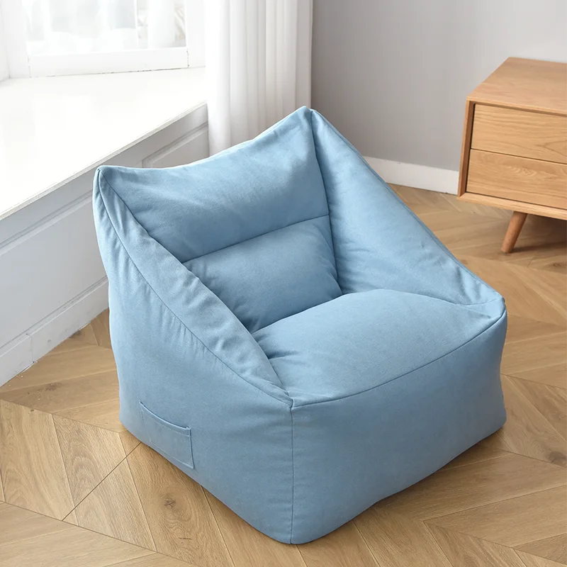 Lazy tatami bean bag sofa floor bedroom balcony single beanbags chair apartment cute recliner bubble canapé room furniture