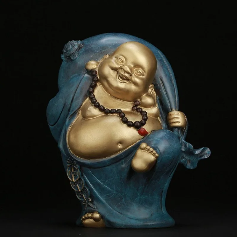 Buddhist Jewelry Home Decor Maitreya Small Size Brass Buddha Sculpture