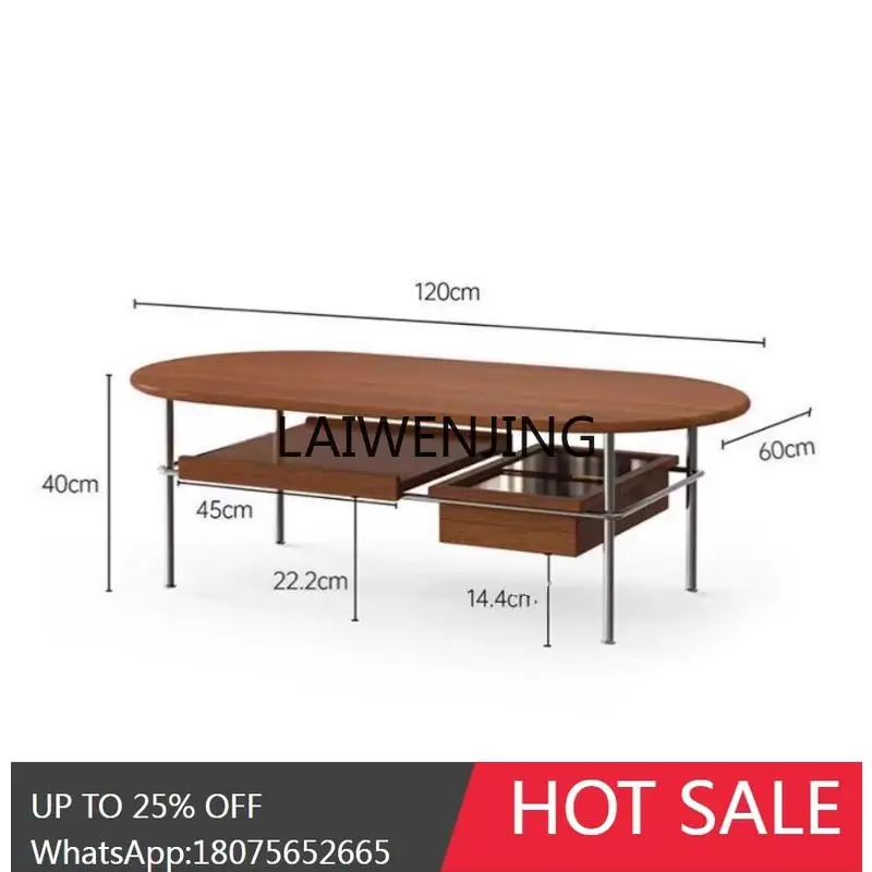 

all-solid wood coffee table retro small apartment living room household small table