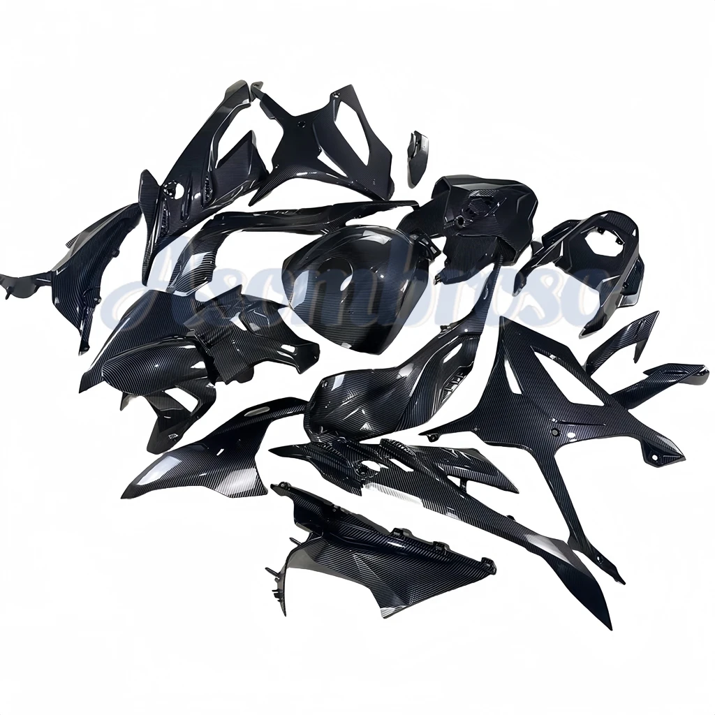 Motorcycle Whole Fairings Kit fit For S1000RR 2023 2024 S1000 s1000 rr All black full carbon fibre fairing kits Bodywork zxmt