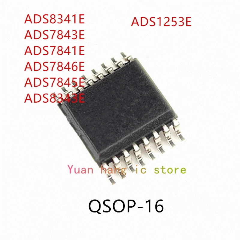 10 pièces ADS8341E ADS7843E ADS78Rivière E ADS7846E ADS7845E ADS8343E ADS1253E QSOP-16