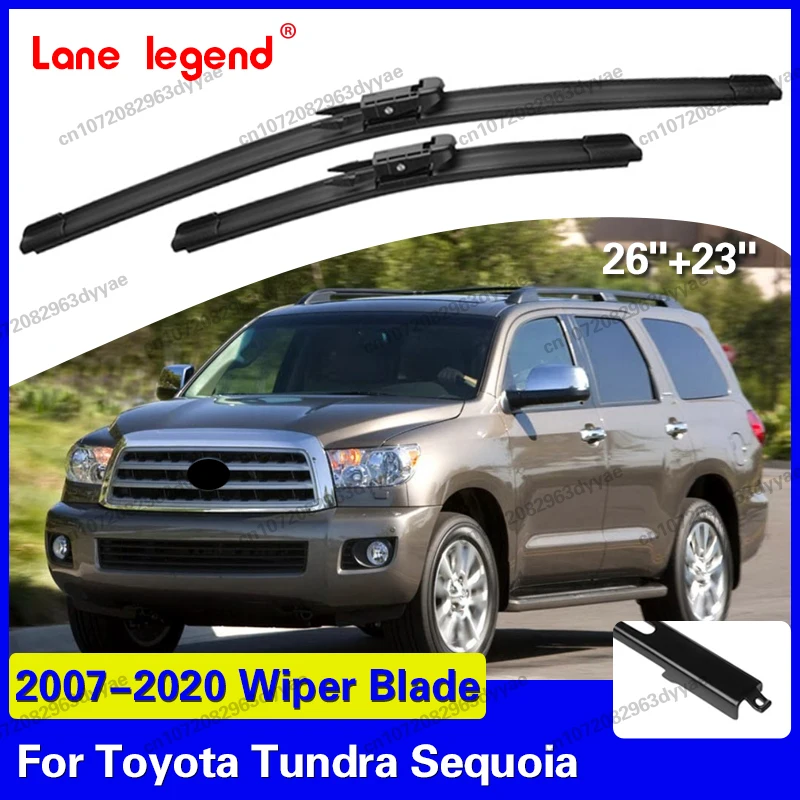 Windschutzscheibenwischerblätter für Toyota Tundra Sequoia 2007 - 2020 LHD Frontscheibe 2009 2010 2011 2012 2013 2015 2016.