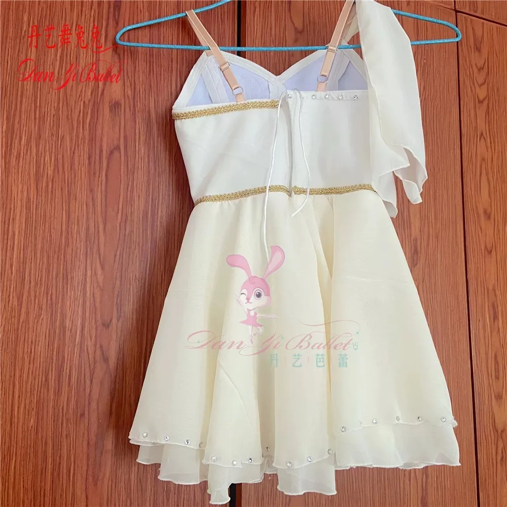 Danyi Dance Rabbit Rabbit Adult Children Angel Cupid White Ballet dress Competition costume Professional