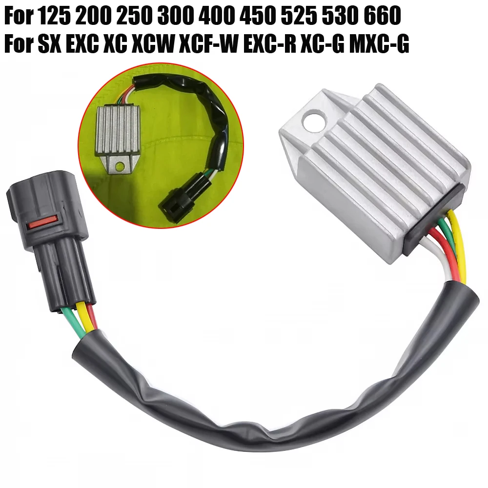 Regulator Rectifier For KTM SX EXC EXCF EXC-E EXC-R EXC-G XC XCF XCW XCFW Racing Six Days 125 200 250 300 400 450 525 530