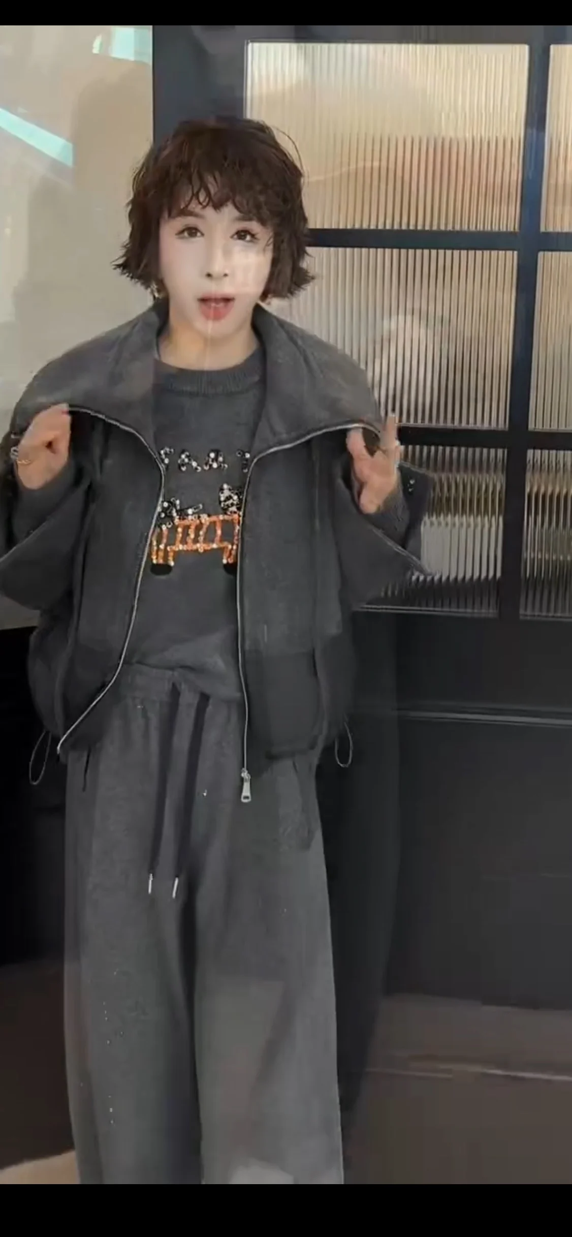 

Winter Thiened Casual Loose Pure Color Versatile Outerwear Faionable Design Women's Jaet 2025 New Sle European Goods